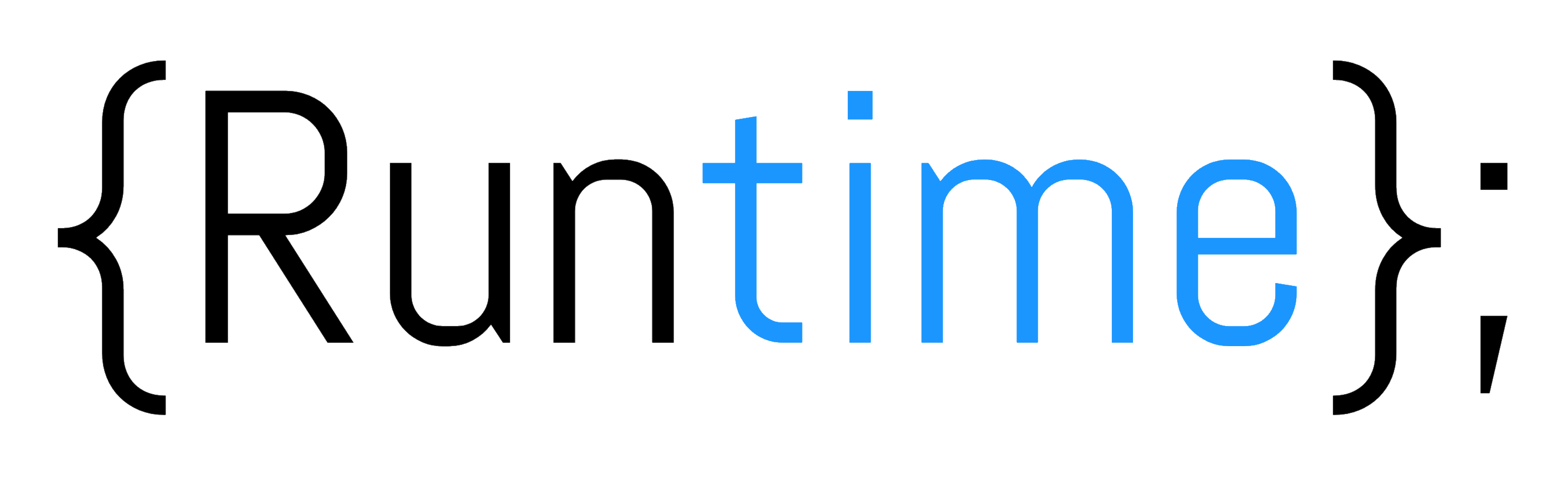 Runtime Development Text Logo