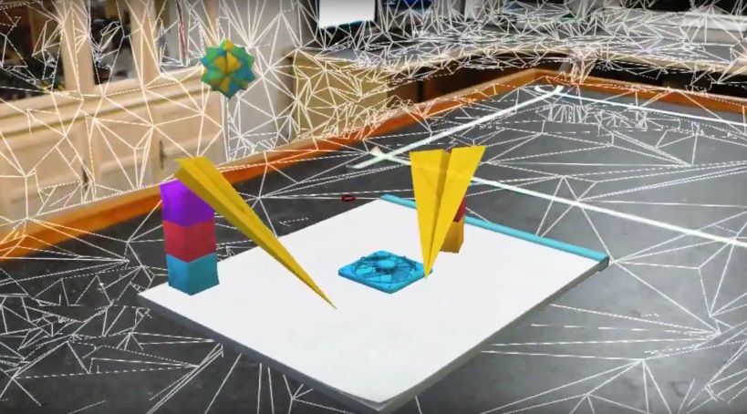 A holographic collection of origami